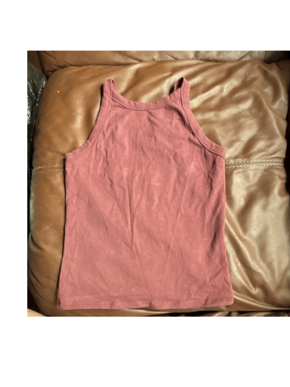 Women's High Neck Tank Top - Mauve Pink, Old Navy , small